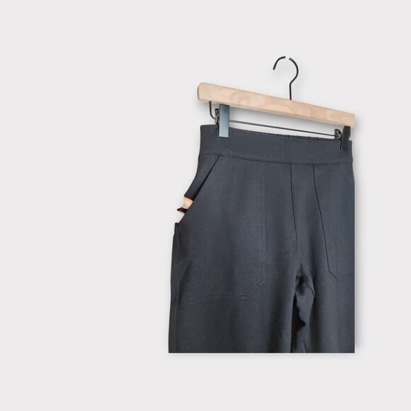 Spanx Womens Perfect Pant Jogger Ankle Pants Size S Black Minimalist Stretch - Picture 4 of 8